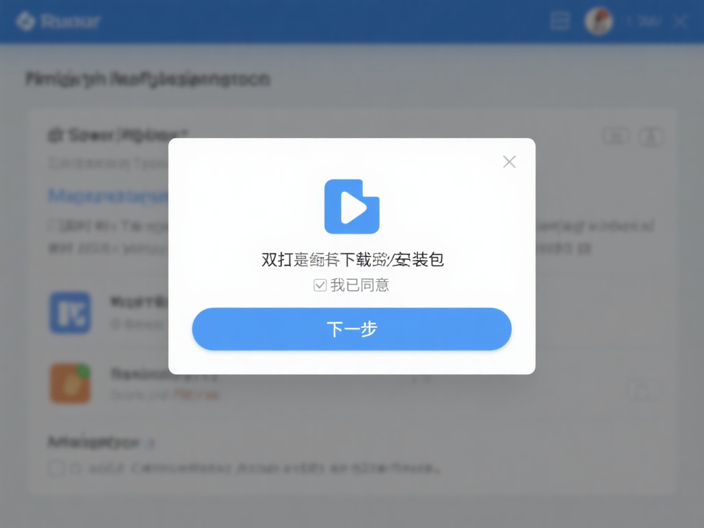 运行安装程序
双击刚刚下载的安装包，在弹出窗口中