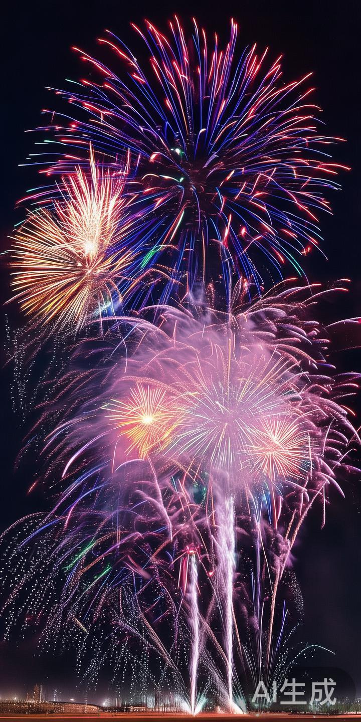 在夜空中绽放的焰火，带给我们无尽的惊喜与震撼。每一